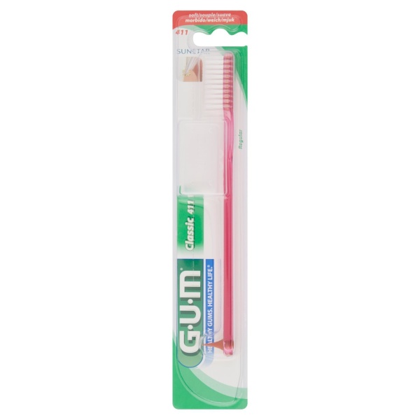 GUM CLASSIC 411 SPAZZOLINO MORBIDO REGOLARE
