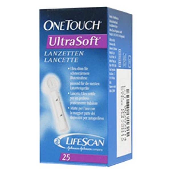 ONETOUCH ULTRASOFT 25 LANCETTE