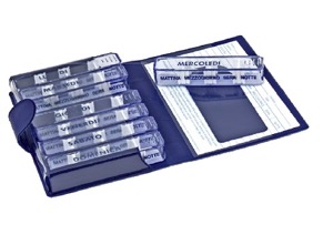 PORTAPILLOLE SETT MEDIDOS BLU